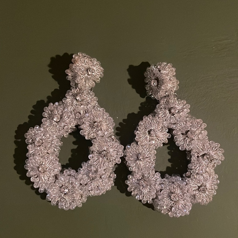 Bhldn beaded crystal earrings